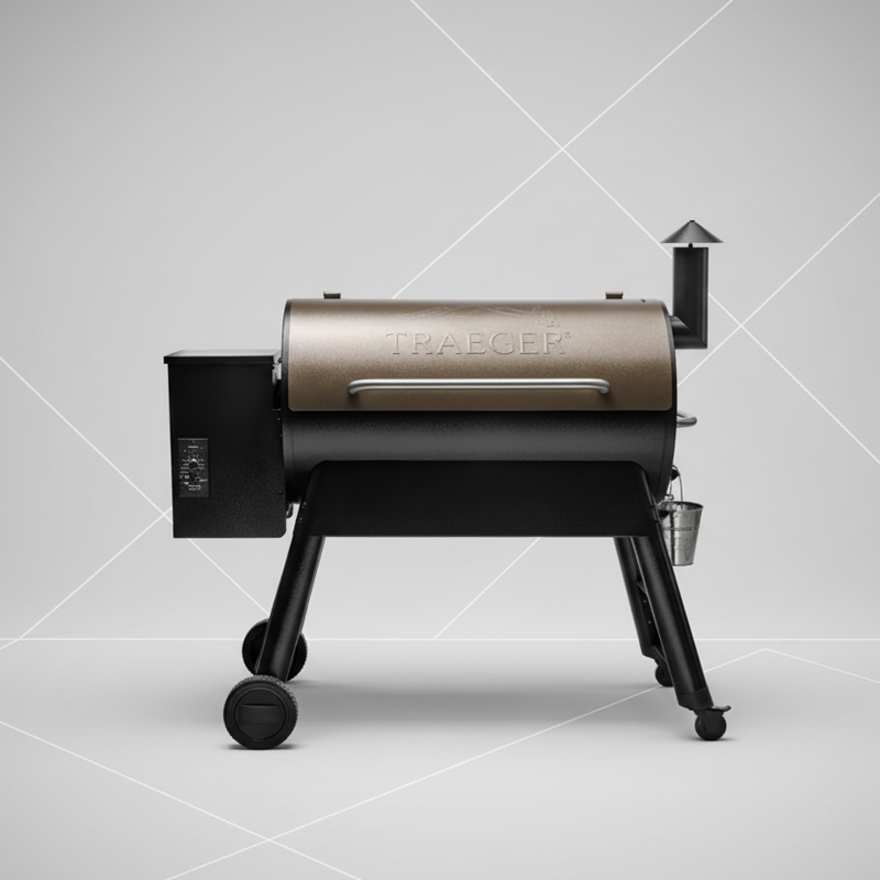 Traeger Grills - Pro Series 34 Pellet Grill and Smoker - Bronze
