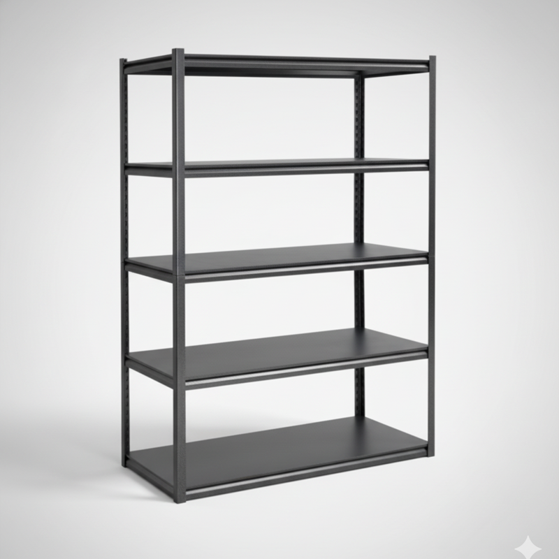 Gorilla 5-Shelf Heavy Duty Z-Beam Steel Shelving Unit,