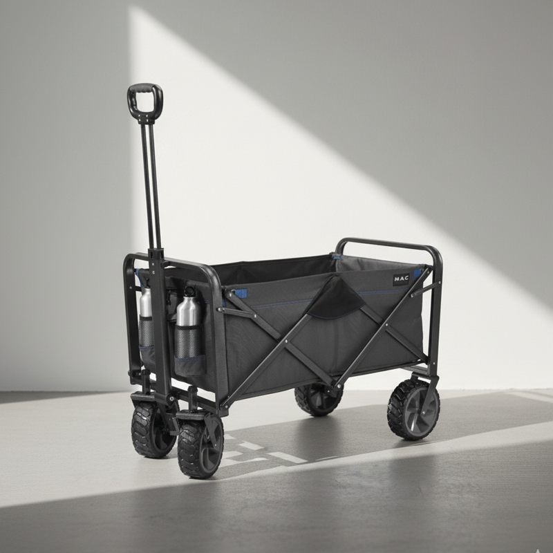 Folding Wagon with Brakes