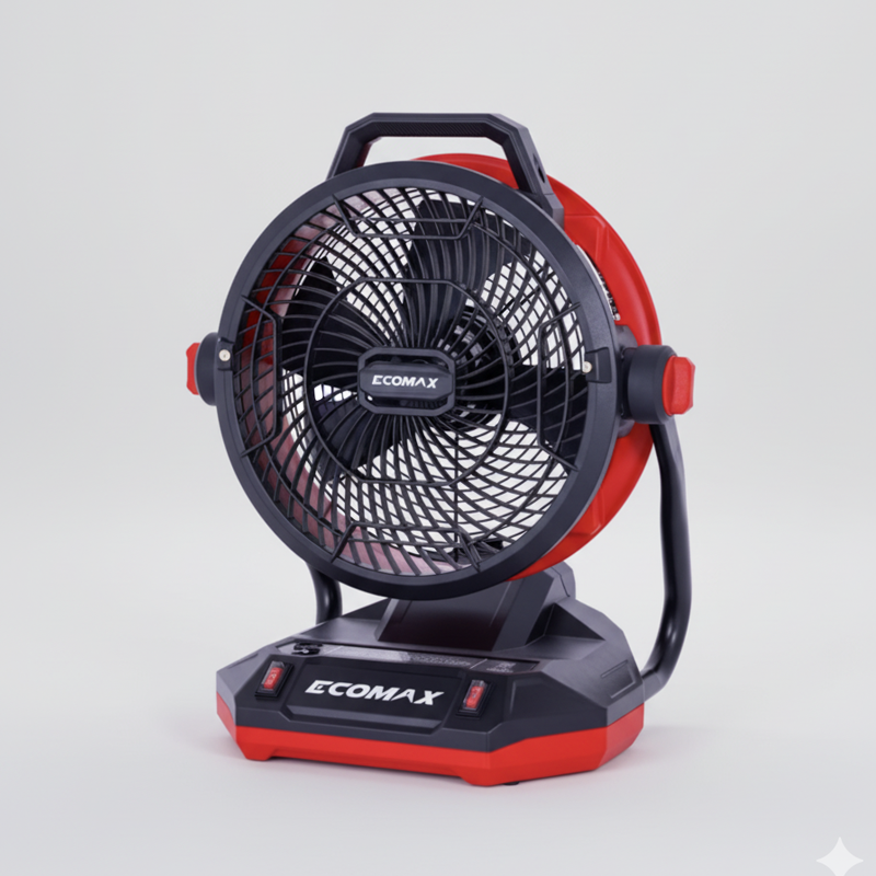 Ecomax AC/DC Bucket Top 12 &amp;amp; Amp;quot; Misting Fan