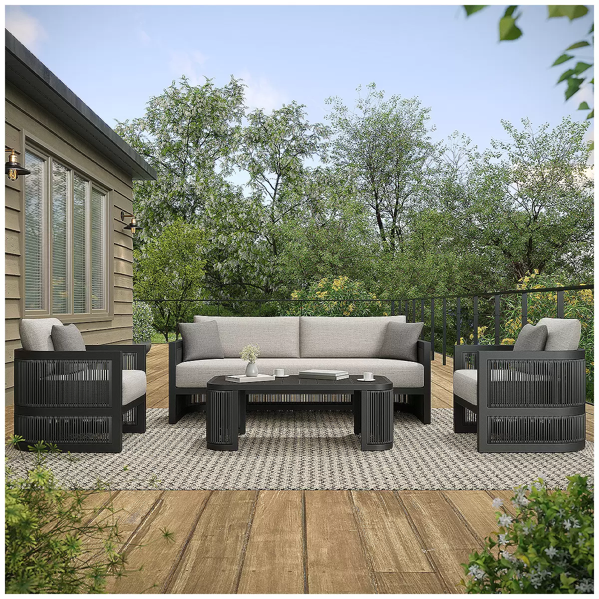 HENREDON SADDLETON 4PC